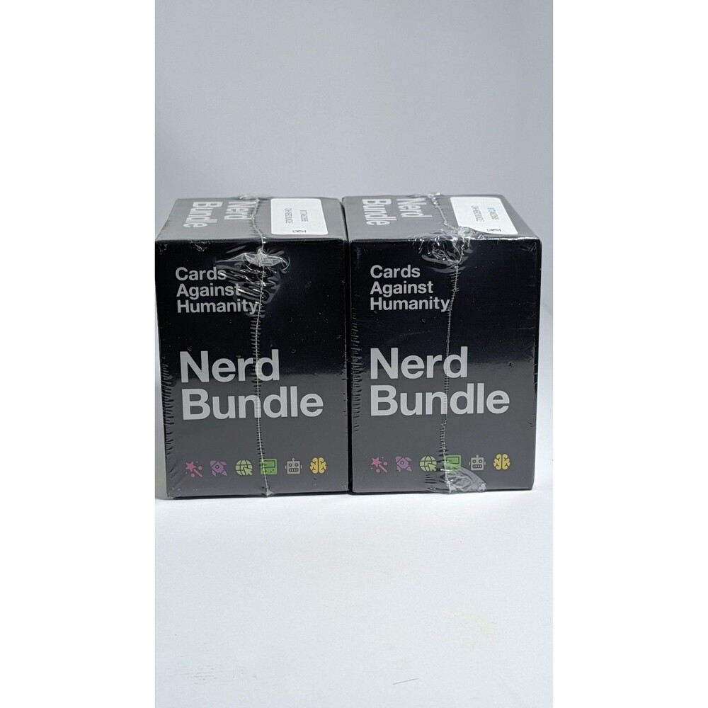 NEW Cards Against Humanity - Nerd Bundle 6 Pack 190 Cards LOT OF 2 Sealed in Box